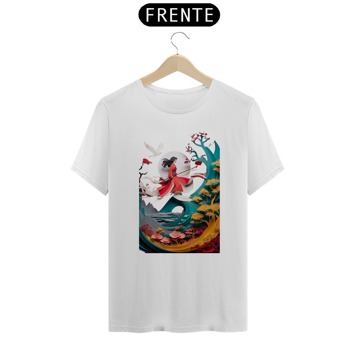 Nome do produto: Camiseta Anime Aquarela da Luna