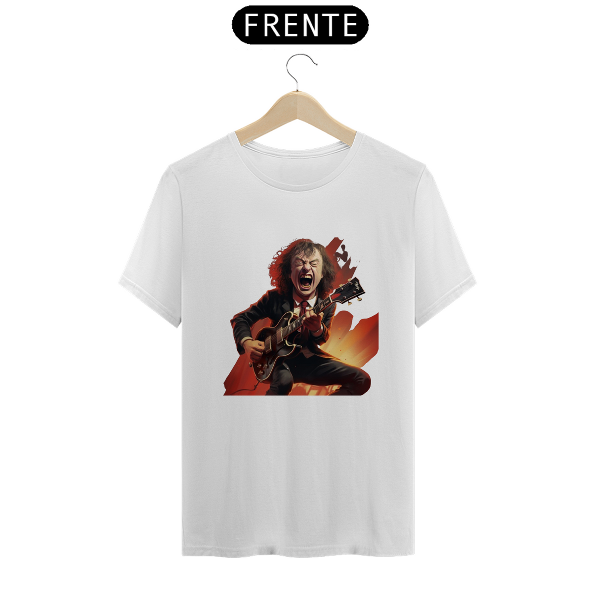 Nome do produto: Camiseta Monsters of Rock Angus Young