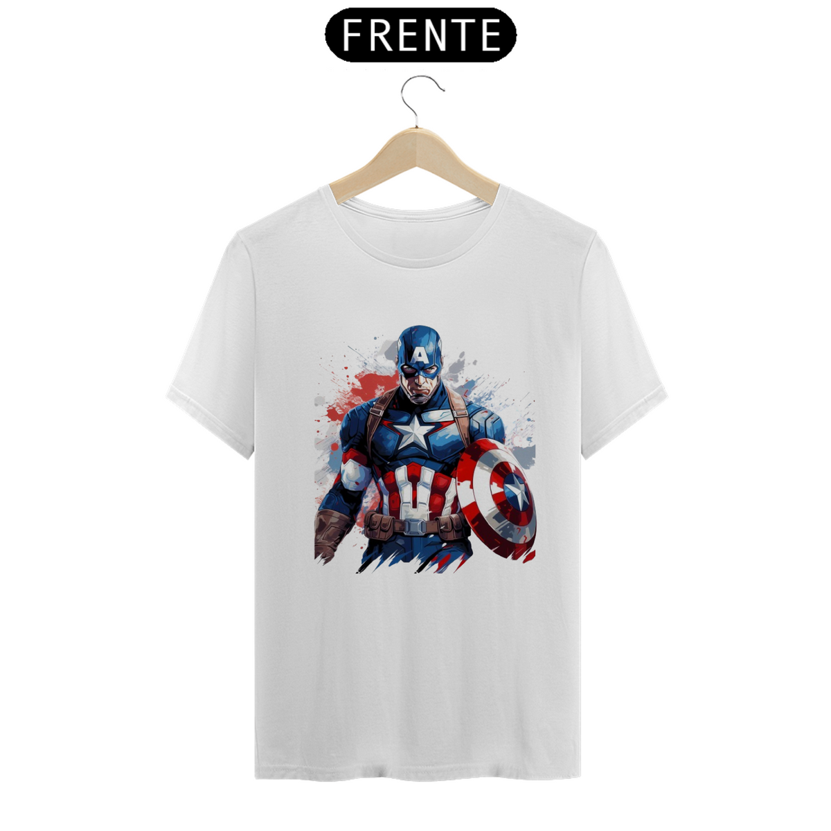 Nome do produto: Camiseta Capitão América Avengers da Luna