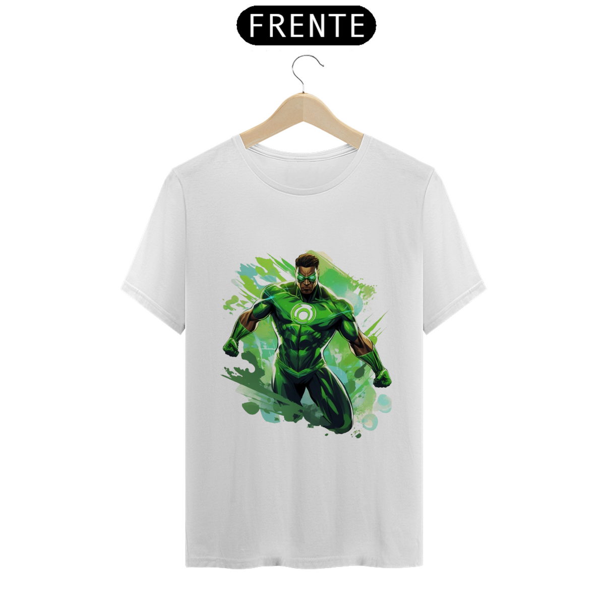 Nome do produto: Camiseta John Stuart Lanterna Verde da Luna