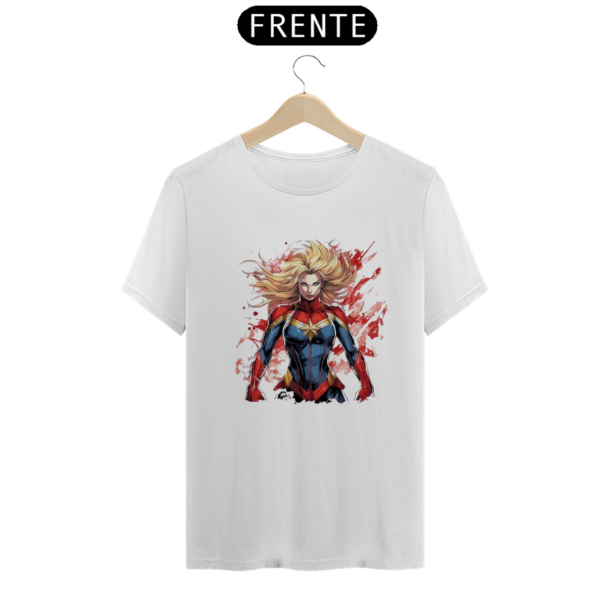 Nome do produto: Camiseta Capitã Marvel da Luna