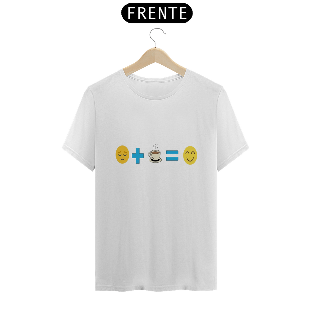 Nome do produto: Camiseta Café é Vida da Luna