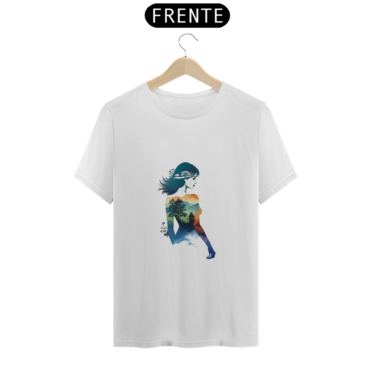 Nome do produto: Camiseta Aquarela da Luna