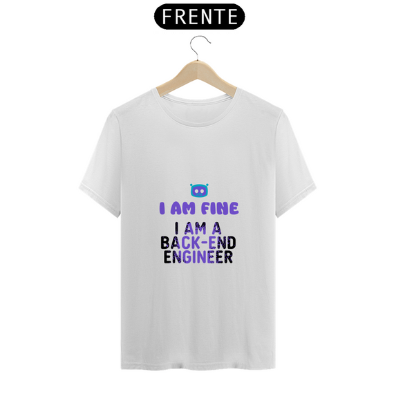 Camiseta I am fine - Back-end