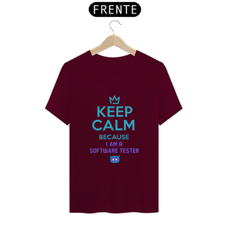 Nome do produtoCamiseta Keep Calm Tester