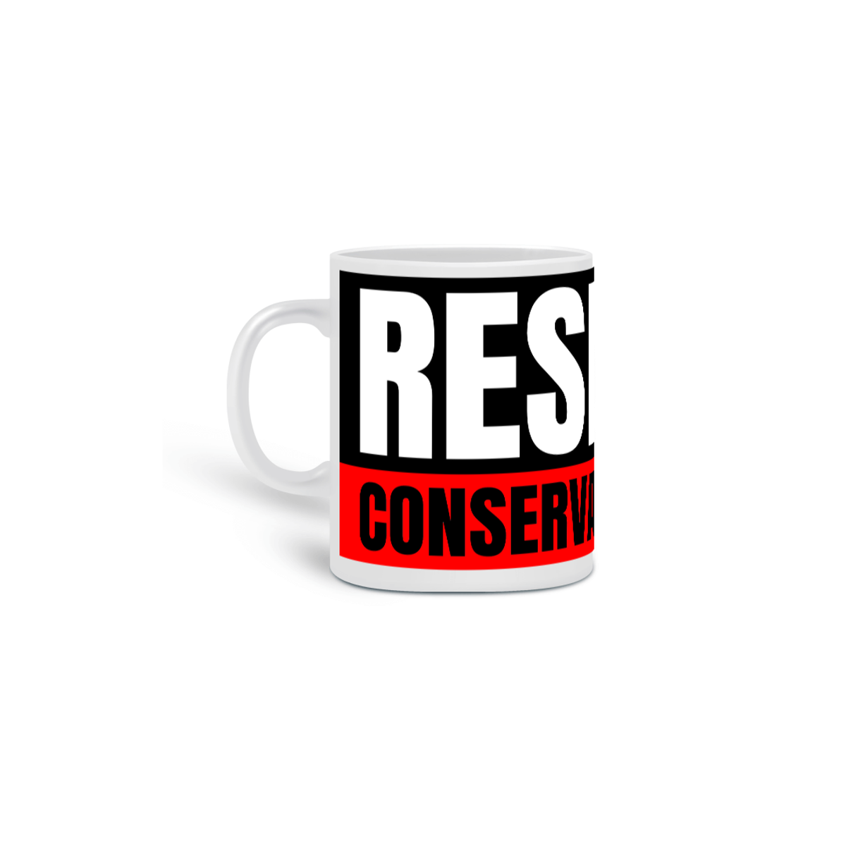 Nome do produto: Caneca Respeito conserva os dentes