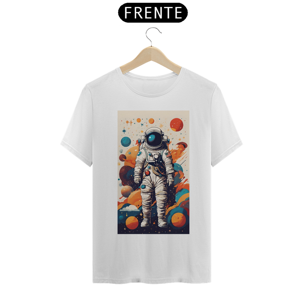 Nome do produto: T - Shirt Classic - Astronauta