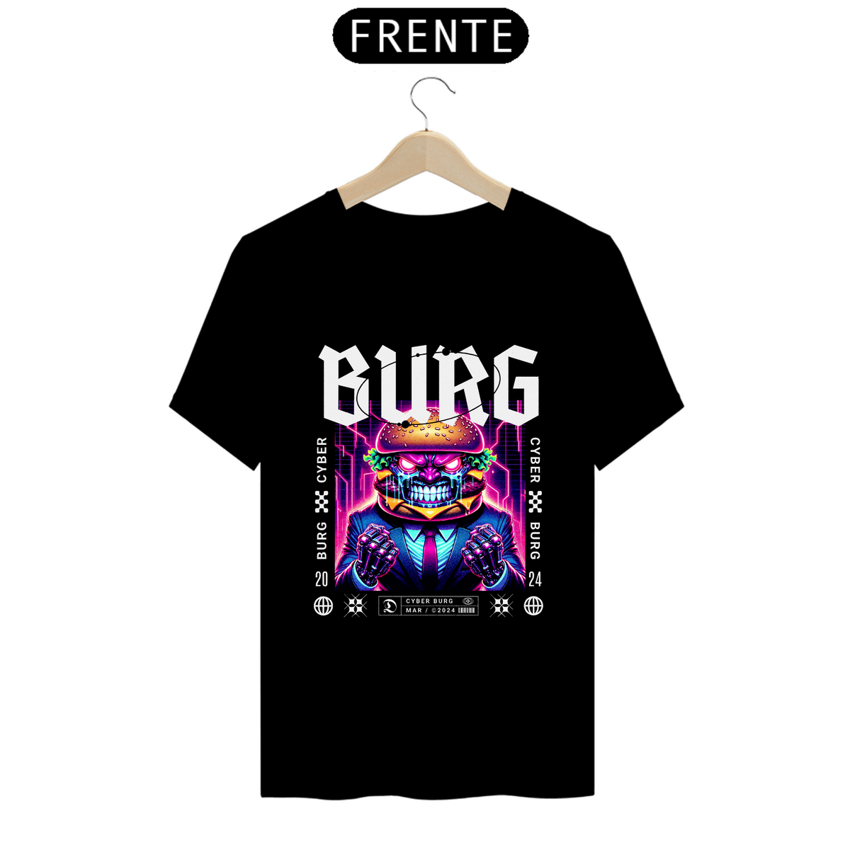 Nome do produto: Camiseta Cyber Burg - Prime