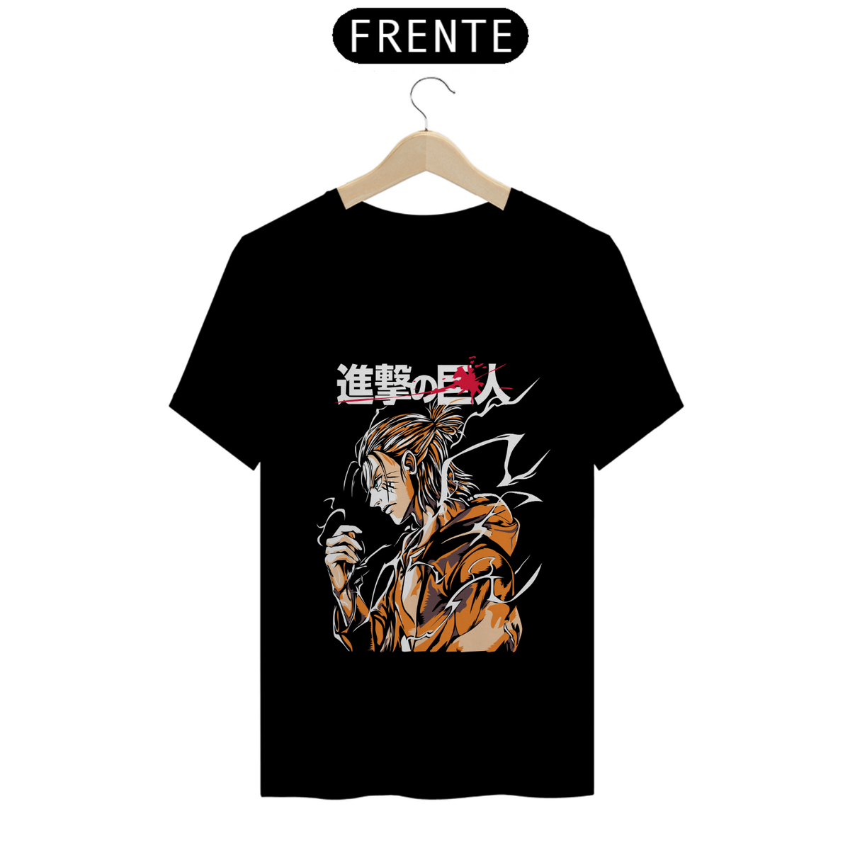 Nome do produto: Camiseta Attack on Titan - Eren Yeager, O Titã de Ataque
