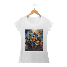 Camiseta Fem tripulação Chapéu de Palha