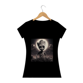 Camiseta Feminina do Groot