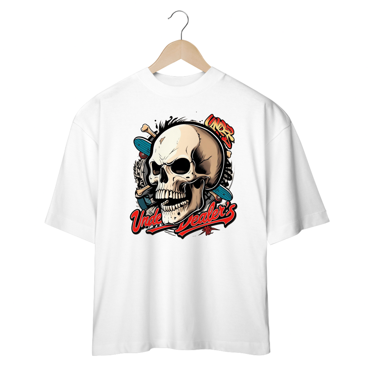 Nome do produto: T-Shirt Over - Skull first