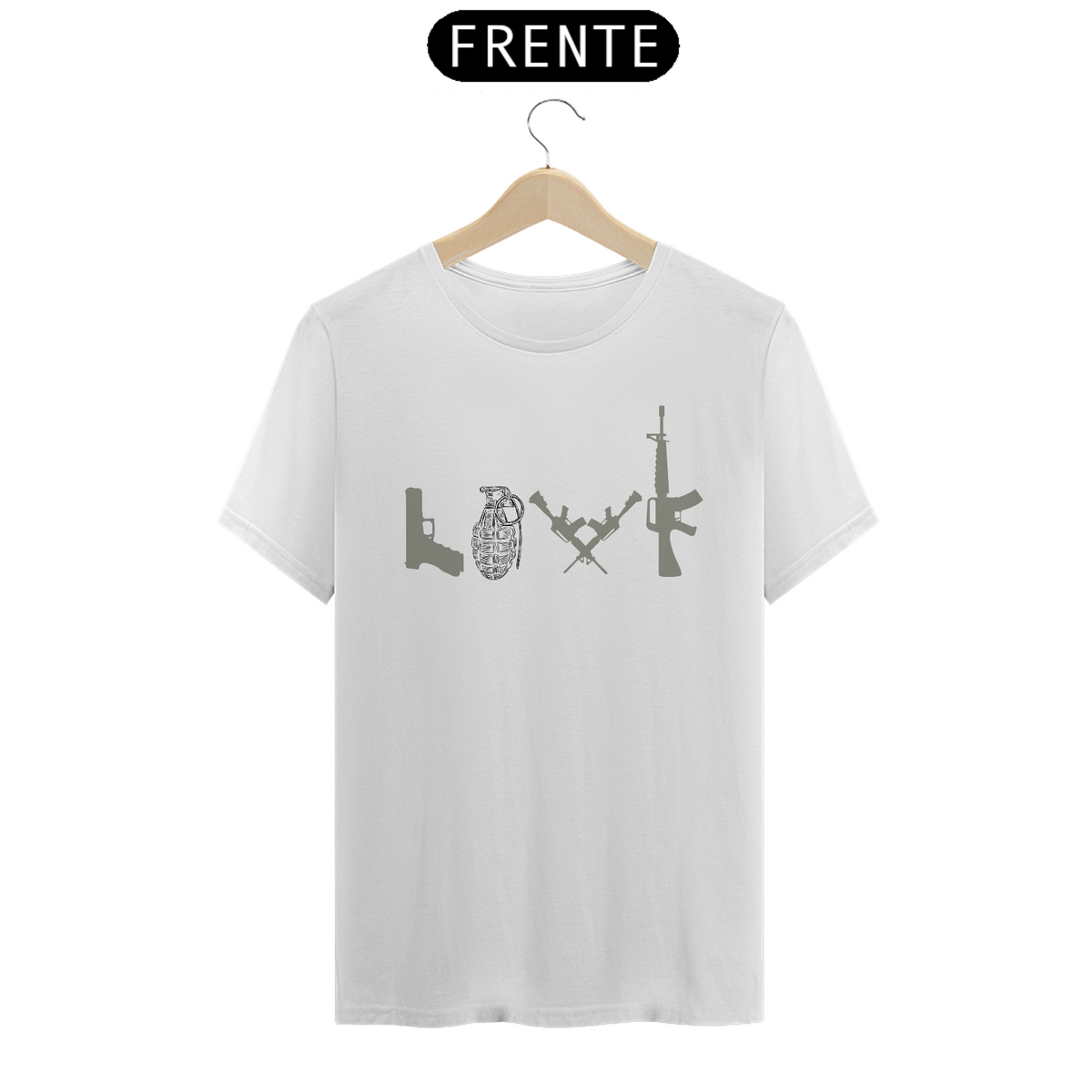 Nome do produto: Camiseta LOVE