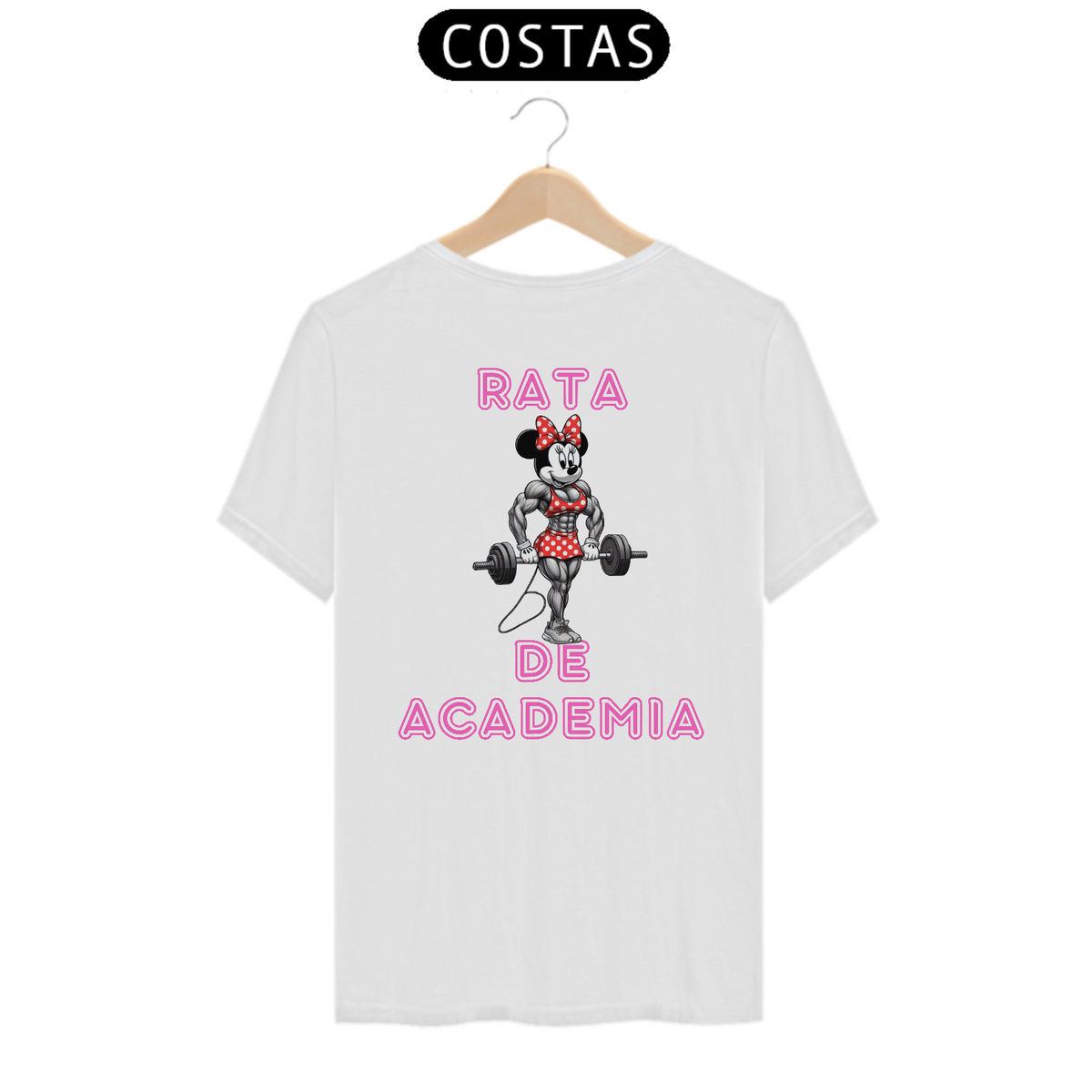 Nome do produto: Camiseta Rata de academia Classic