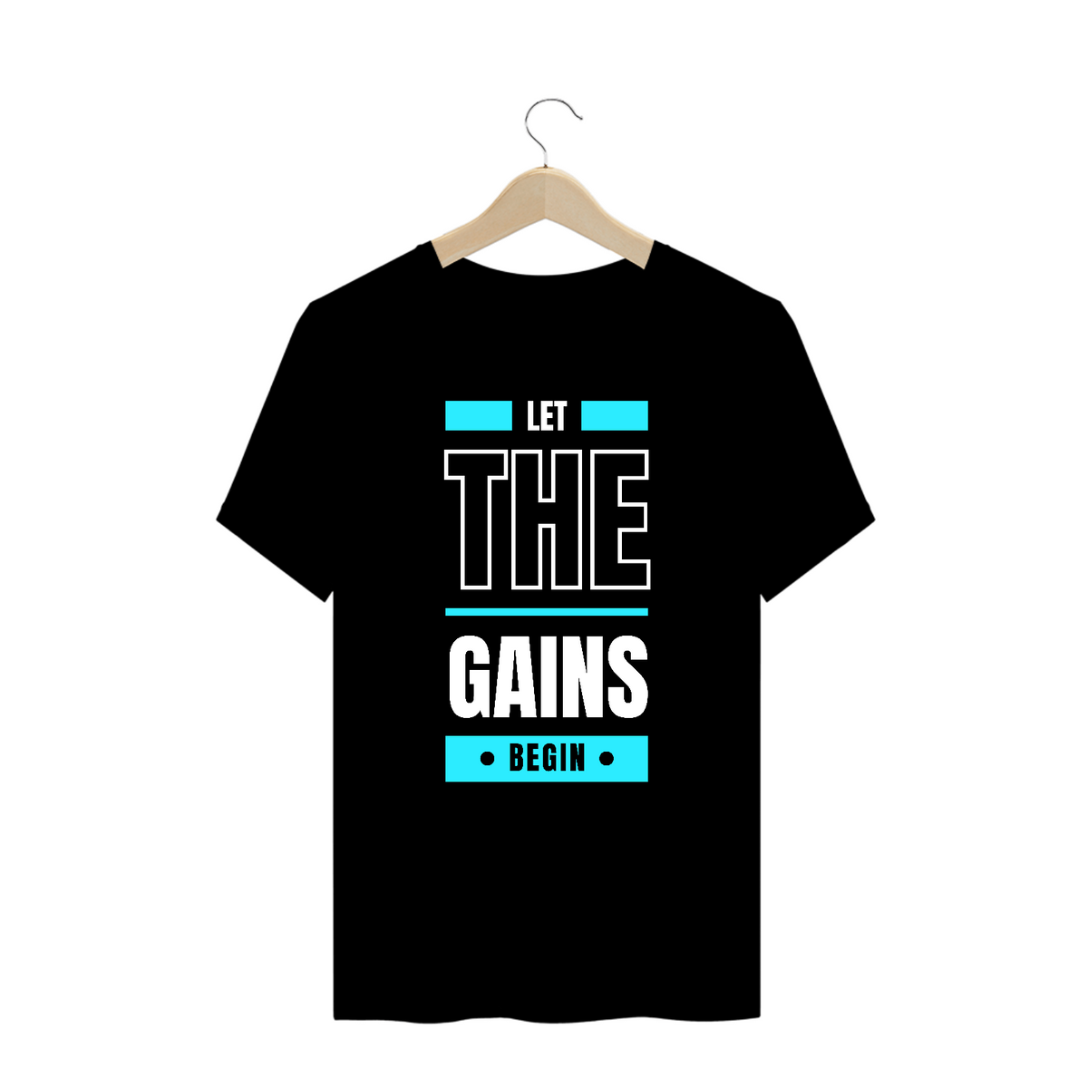Nome do produto: Camiseta Let the gains begin FP PLUS SIZE