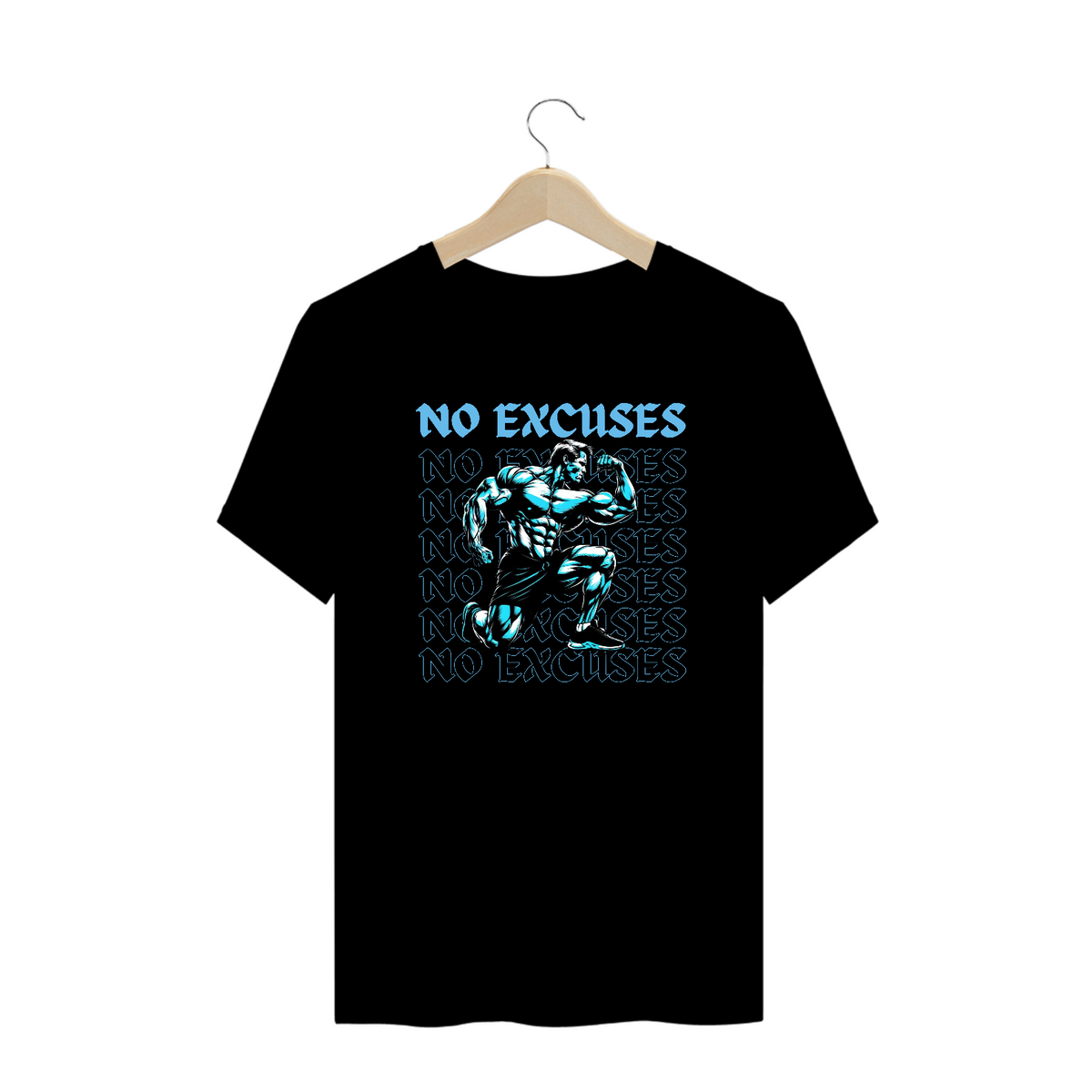 Nome do produto: Camiseta No excuses PLUS SIZE