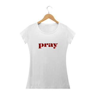 Nome do produtoT-Shirt Baby Long Classic Feminina - PRAY