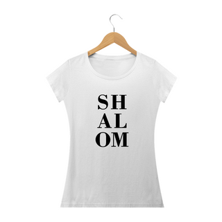 Nome do produtoT-Shirt Baby Long Classic Feminina - SHALOM 