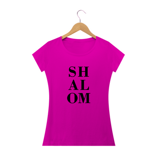 Nome do produtoT-Shirt Baby Long Classic Feminina - SHALOM 