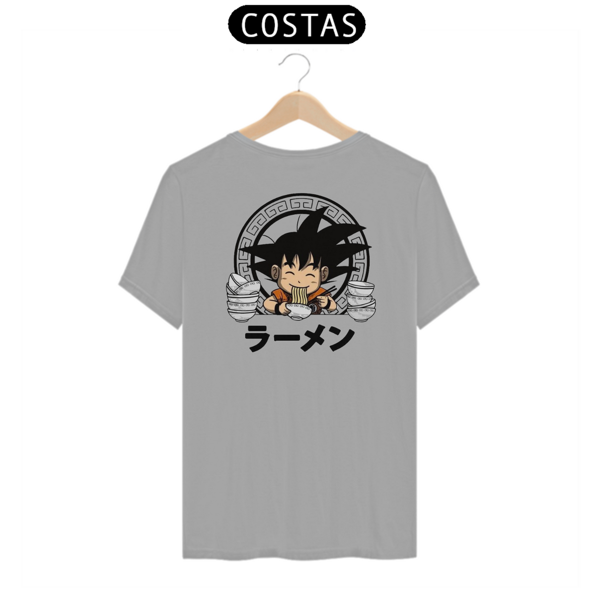 Nome do produto: T-shirt Goku Comendo