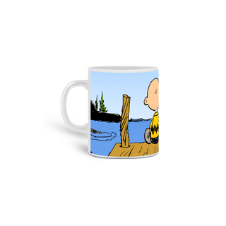 Caneca Snoopy and Charlie Brown