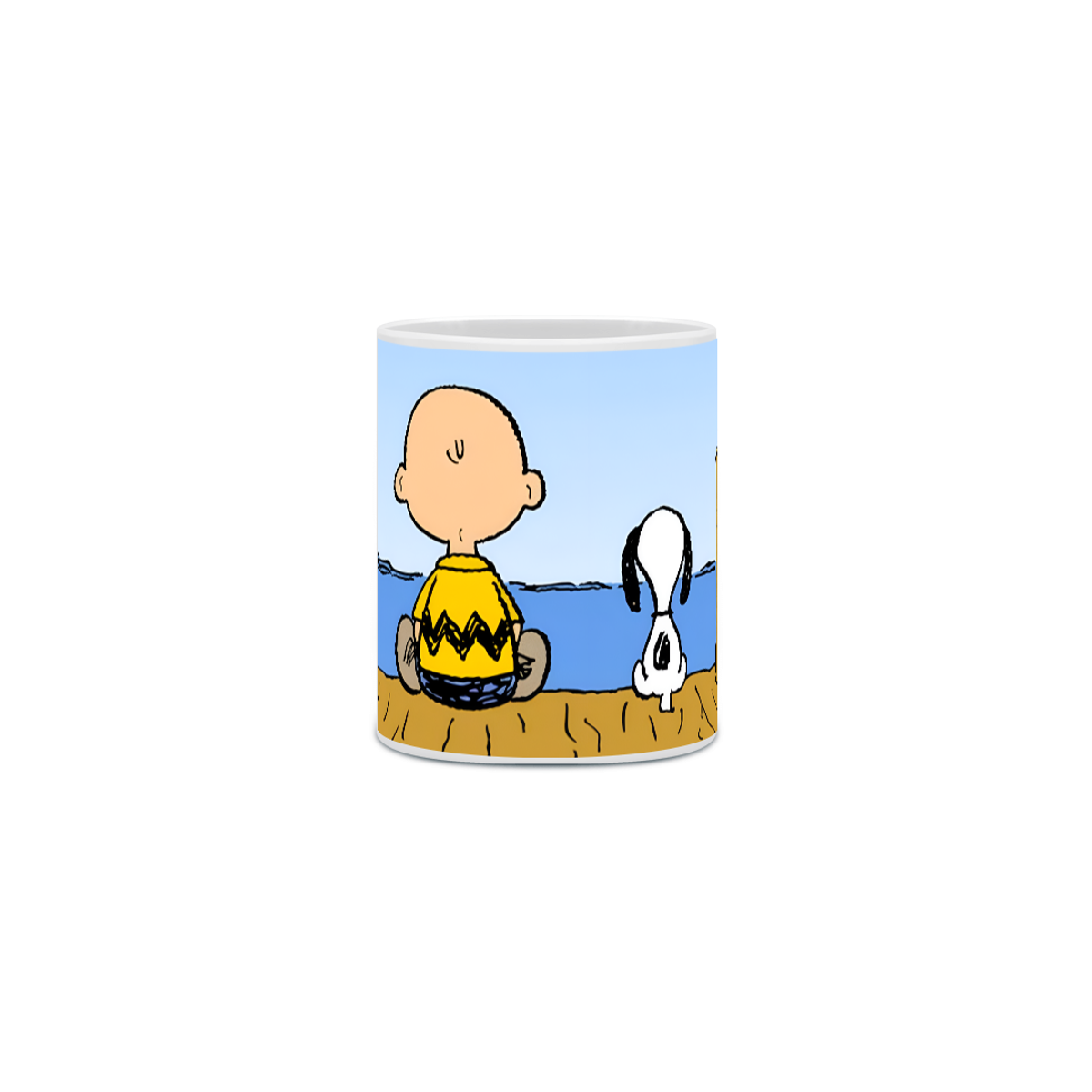 Nome do produto: Caneca Snoopy and Charlie Brown