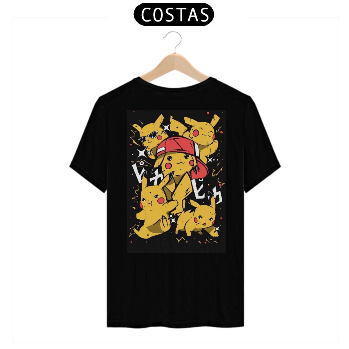 Nome do produto: T-shirt Pikachu 
