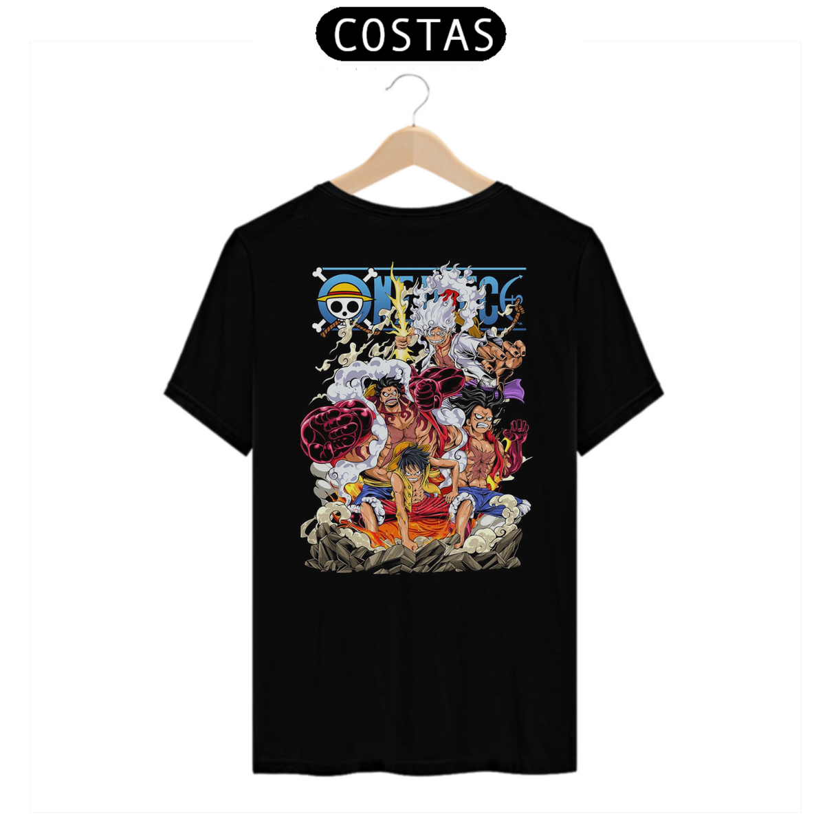 Nome do produto: T-shirt Mugiwara no Luffy