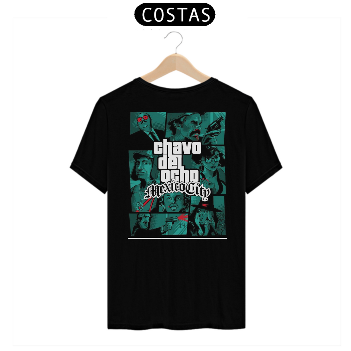 Nome do produto: T-shirt GTA El Chavo