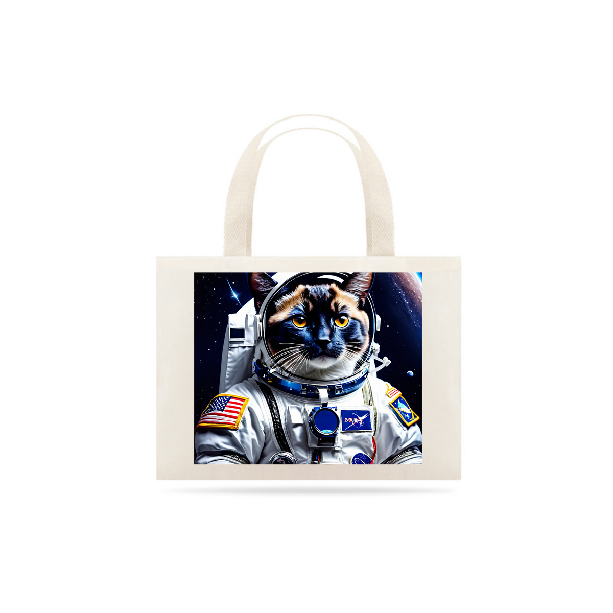 Nome do produto: Ecobag Gato Nasa