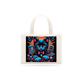 Ecobag gato trabalhador