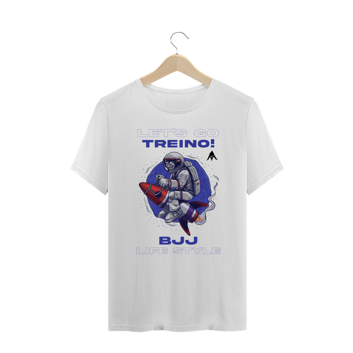 Nome do produto: Camiseta Plus Size Let\'s Go Treino