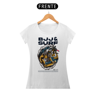 Camiseta BabyLong Surf&Jiu Zeus Prime Branca