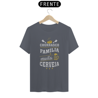 Nome do produtoT-Shirt Classic Unissex / Churrasco, Família e Cerveja