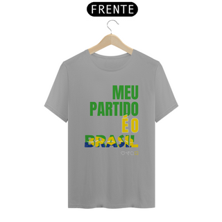 Nome do produtoCamiseta T-Shirt Quality Unissex / Meu Partido é o Brasil 