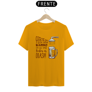 Nome do produtoT-Shirt Classic Unissex / Cerveja É Igual Banho