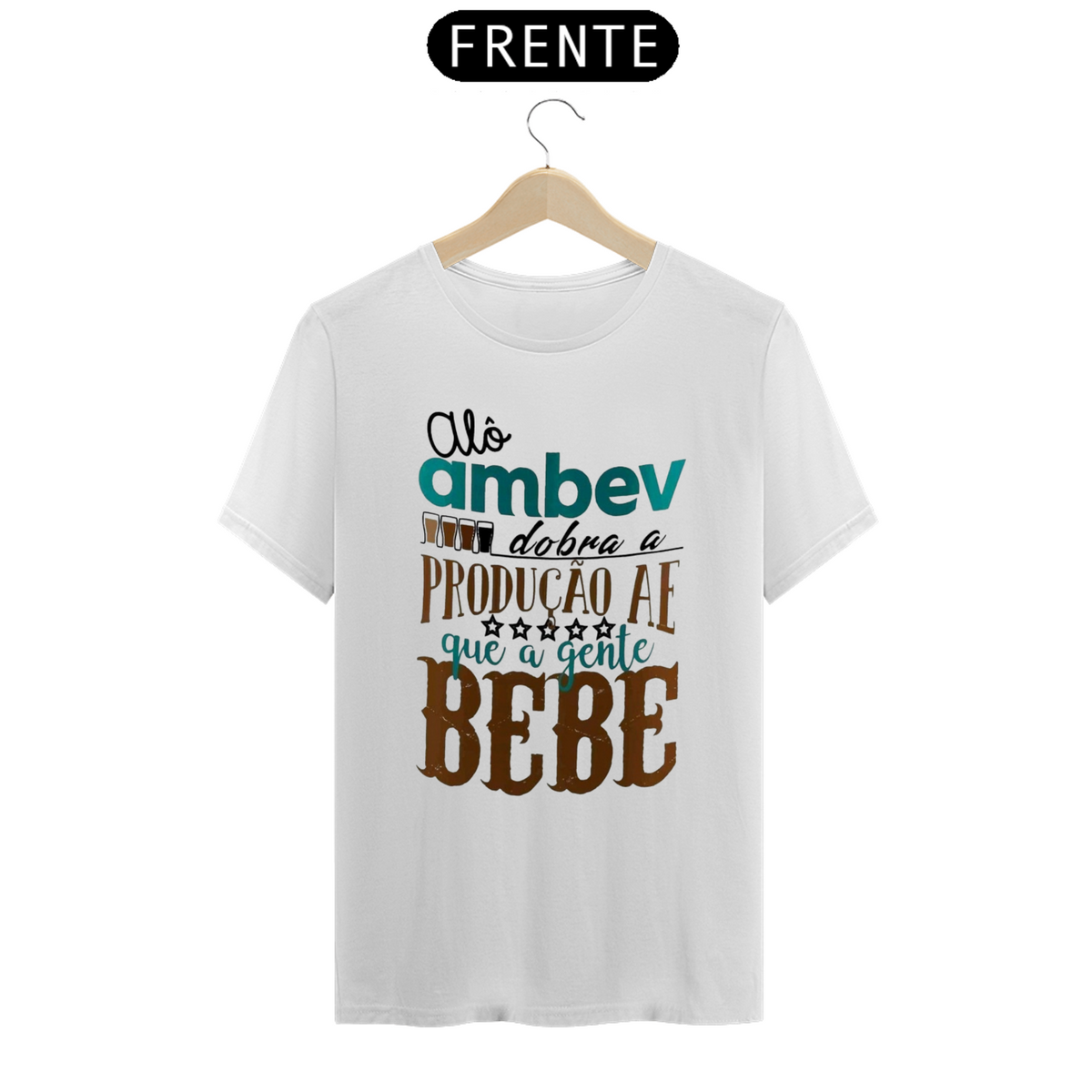 Nome do produto: T-shirt Classic Unissex / Alô Ambev