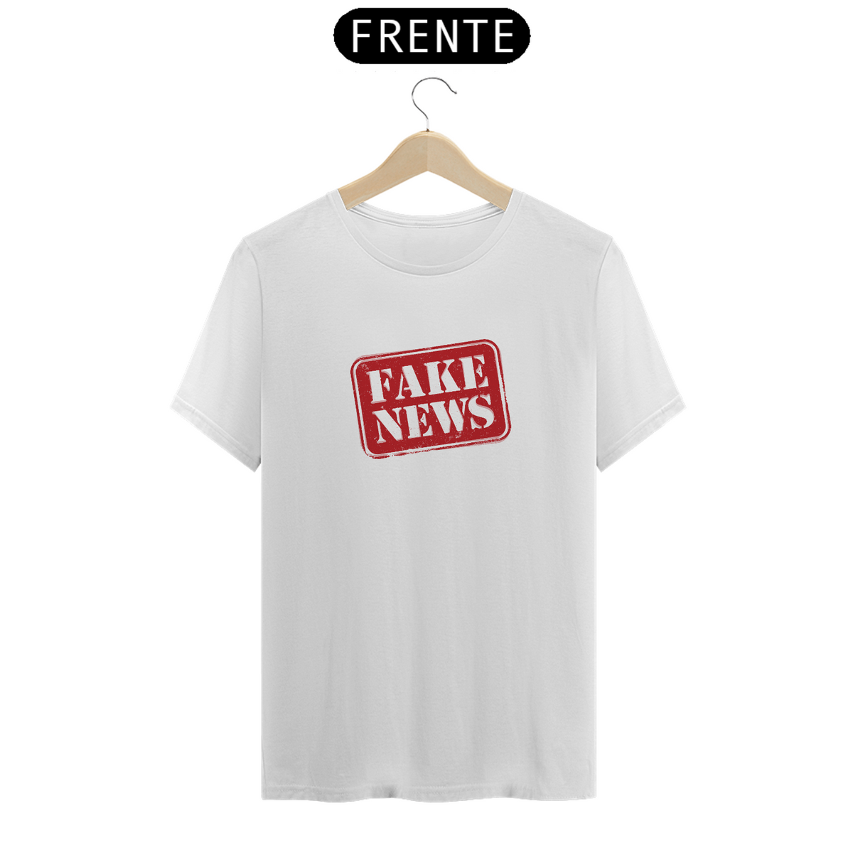 Nome do produto: T-Shirt Classic Unissex / Fake News