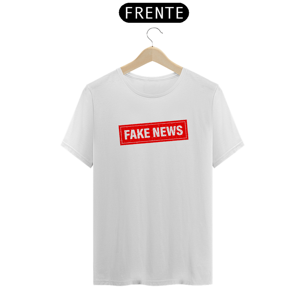 Nome do produto: T-Shirt Classic Unissex / Fake News