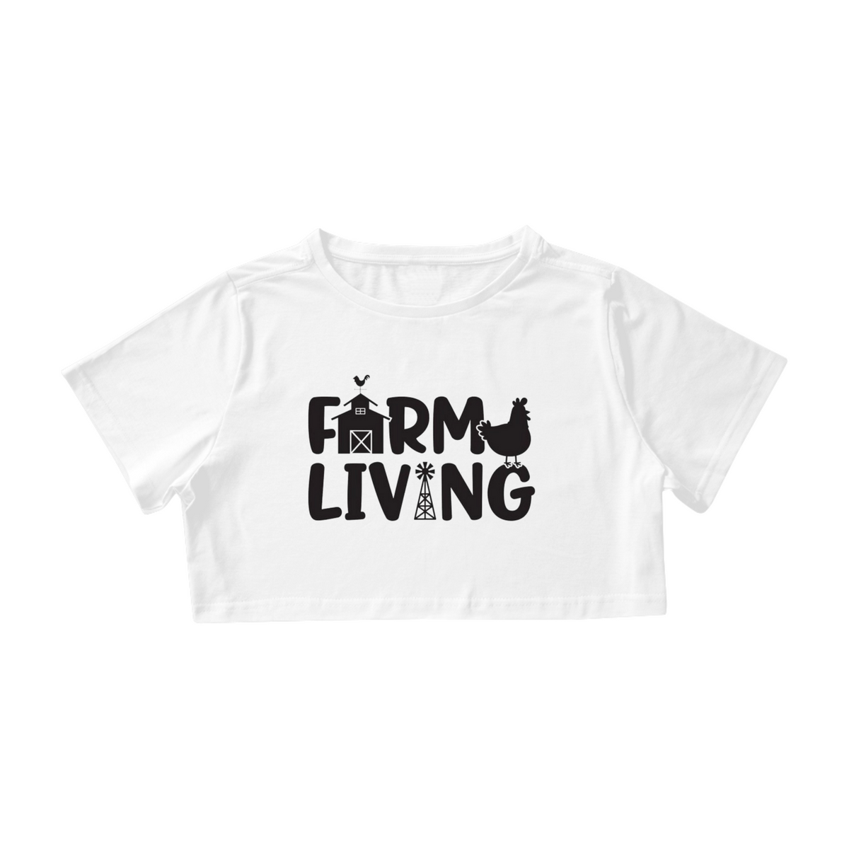 Nome do produto: Camisa Cropped / Farma Living