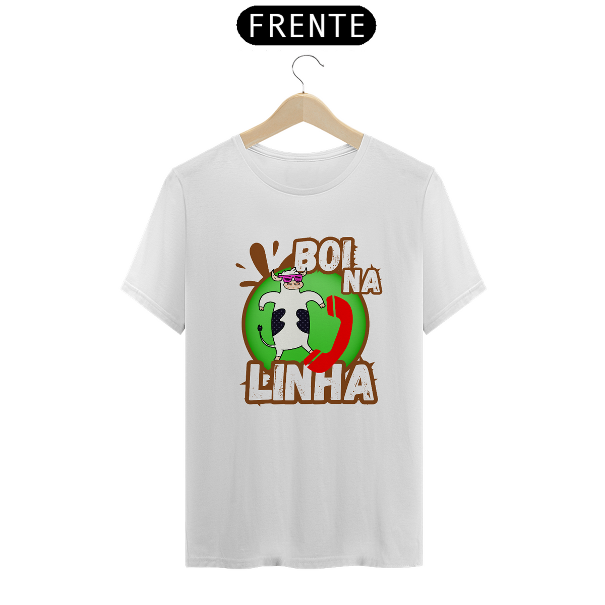 Nome do produto: Camisa T-Shirt Classic Unissex / Boi  Na Linha 