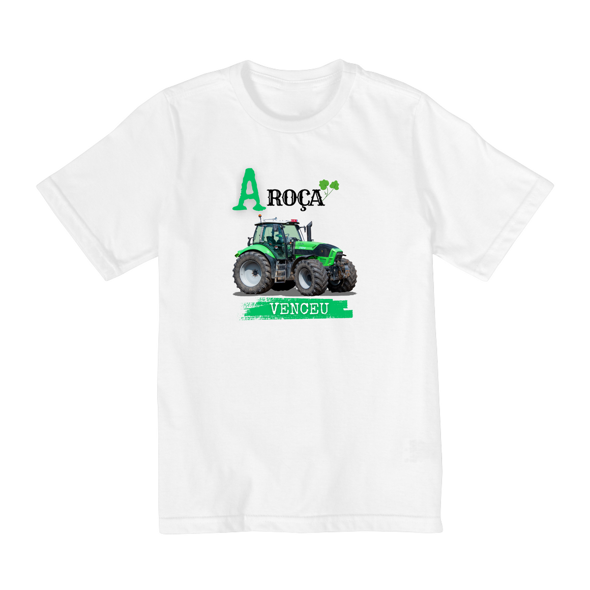 Nome do produto: Camiseta Quality Infantil (10 a 14) / A Roça Vençeu