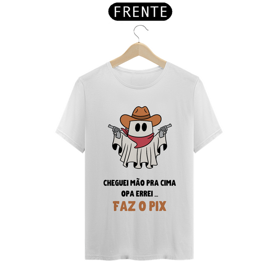 Camiseta T-Shirt Classic Unissex Mão Pra Cima
