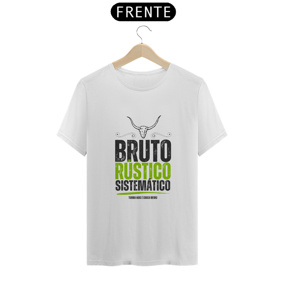 Nome do produto: Camiseta T-Shirt Masculino / Bruto Rústico Sistemático