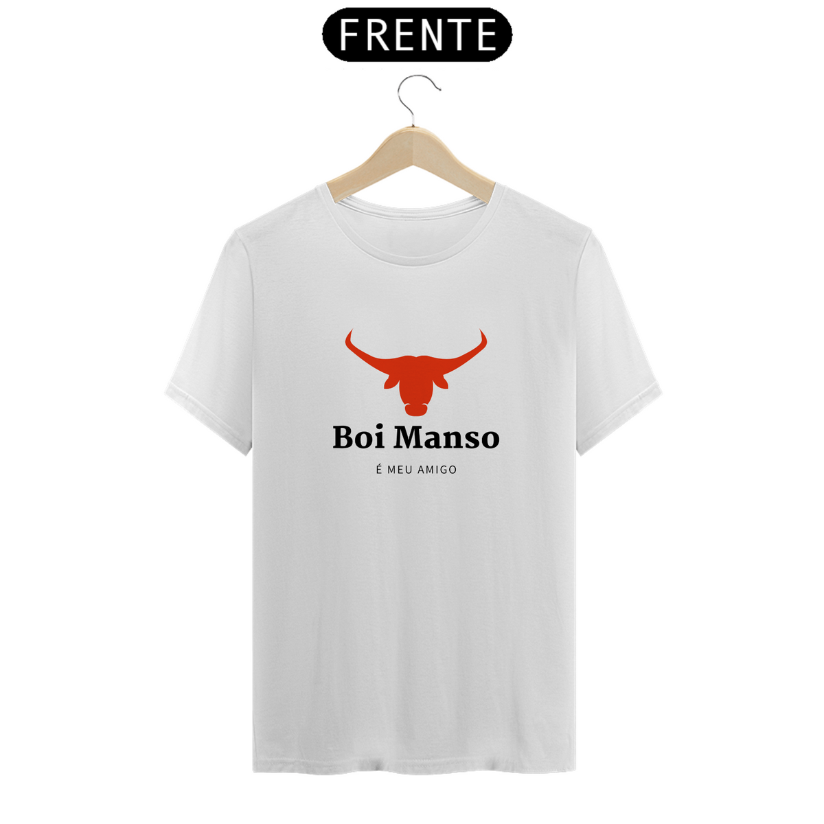 Nome do produto: Camiseta T-Shirt Classic Unissex / Boi Manso