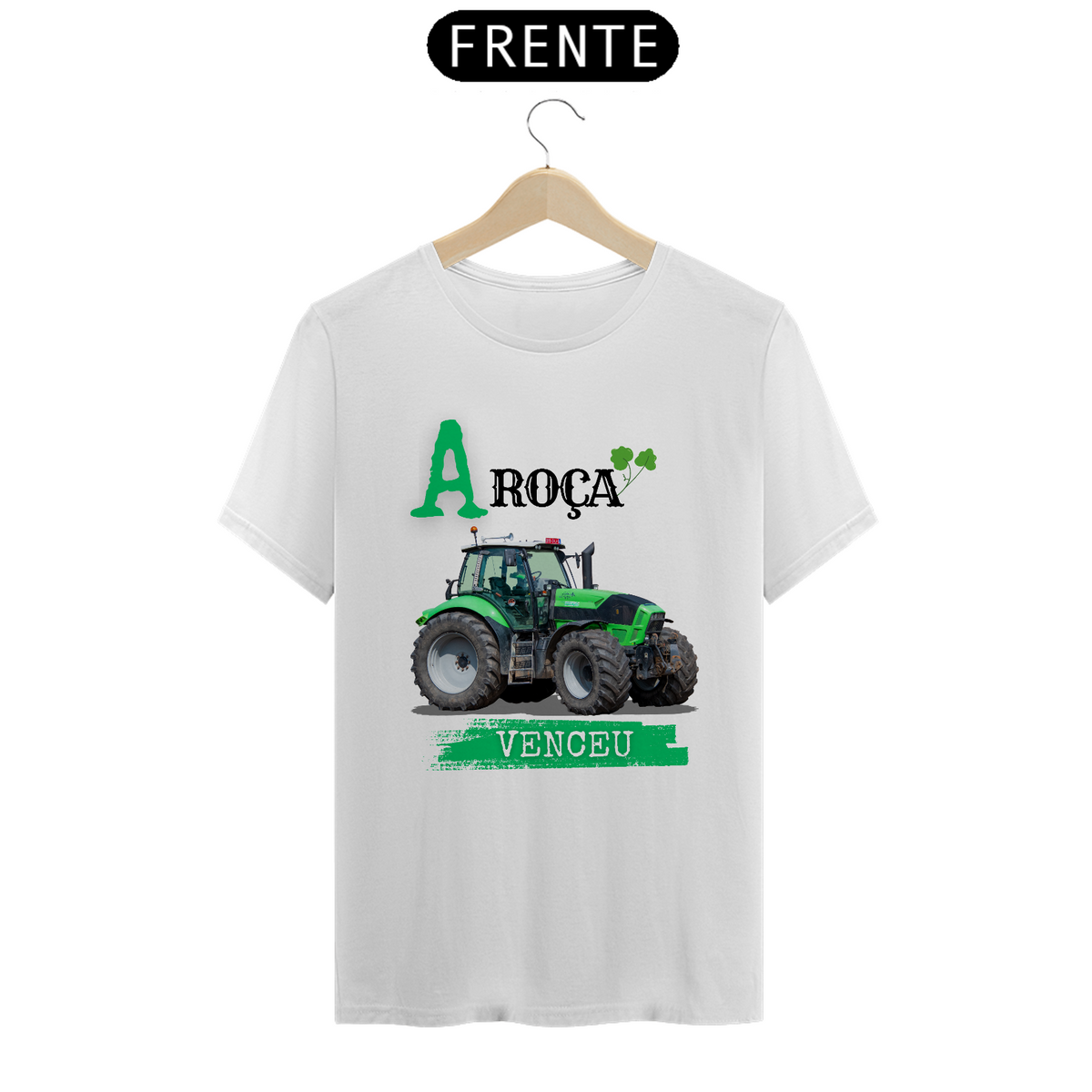 Nome do produto: Camiseta T-Shirt Classic Unissex / A Roça Vençeu