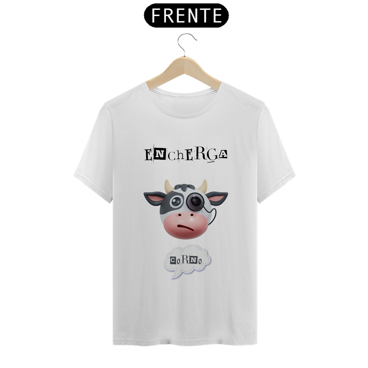 Nome do produto: Camiseta T-Shirt Classic Unissex / Encherga Corno 