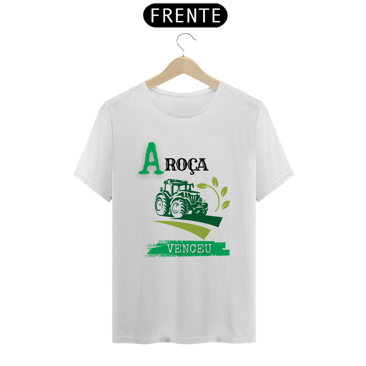 Nome do produto: Camiseta T-Shirt Classic Unissex / A Roça Venceu 