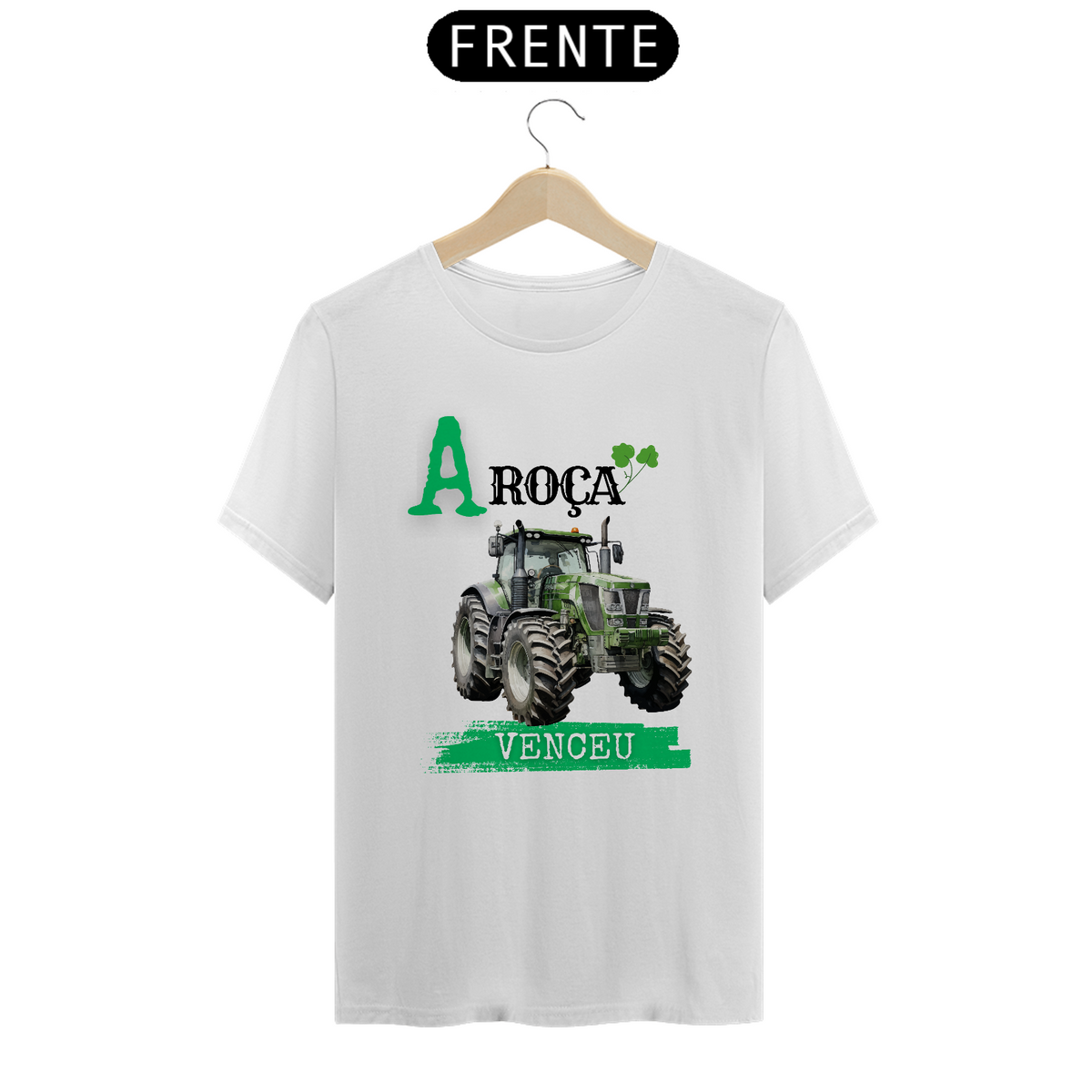 Nome do produto: Camiseta T-Shirt Classic Unissex / A Roça Venceu