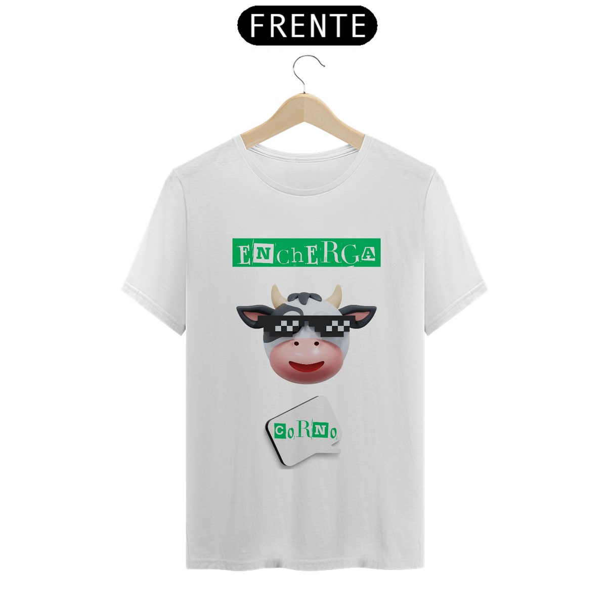 Nome do produto: Camiseta T-Shirt Classic Unissex / Enchega Corno